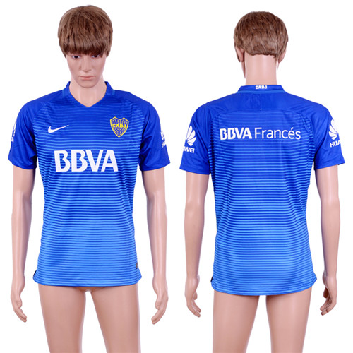 2017 18 Boca Juniors Third Away Thailand Soccer Jersey