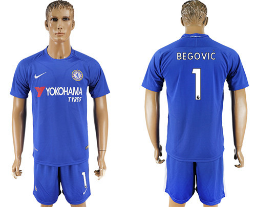 2017 18 Chelsea 1 BEGOVIC Home Soccer Jersey