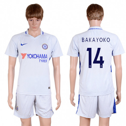 2017 18 Chelsea 14 BAKAYOKO Away Soccer Jersey