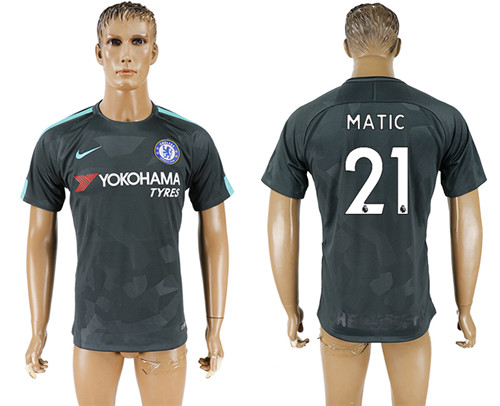 2017 18 Chelsea 21 MATIC Third Away Thailand Soccer Jersey