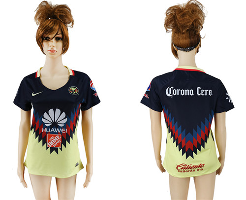 2017 18 Club America Home Women Soccer Jersey