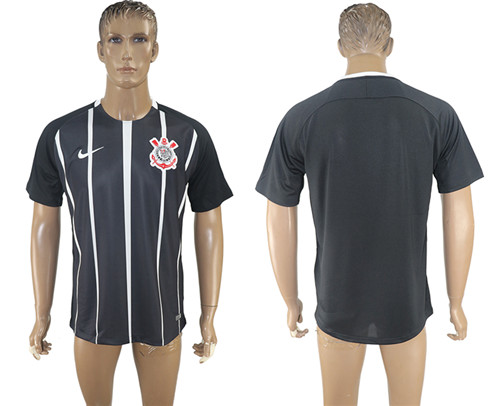 2017 18 Corinthians Away Thailand Soccer Jersey