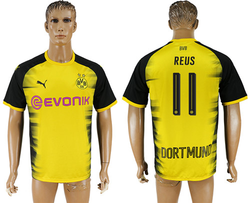 2017 18 Dortmund 11 REUS International Thailand Soccer Jersey