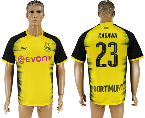 2017 18 Dortmund 23 KAGAWA International Thailand Soccer Jersey