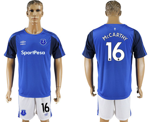 2017 18 Everton FC 16 McCARTHY Home Soccer Jersey