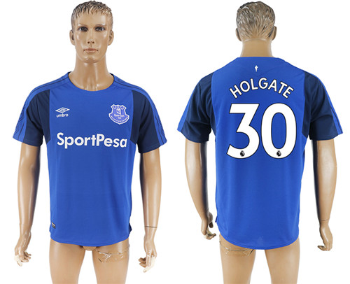 2017 18 Everton FC 30 HOLGATE Home Thailand Soccer Jersey