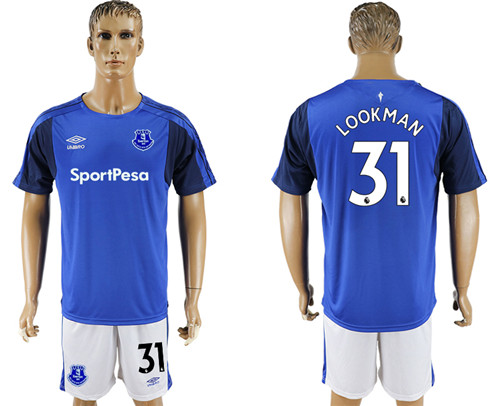 2017 18 Everton FC 31 LOOKMAN Home Soccer Jersey