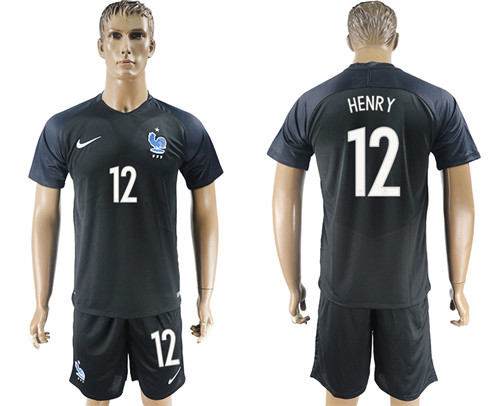 2017 18 France 12 HENRY Third Away Soccer Jersey