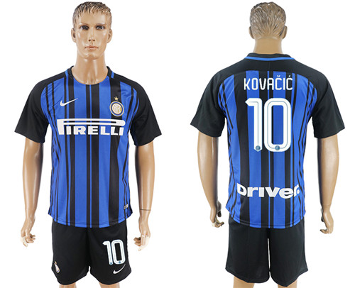 2017 18 Inter Milan 10 KOVACIC Home Soccer Jersey