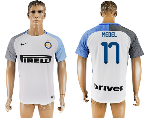 2017 18 Inter Milan 17 MEDEL Away Thailand Soccer Jersey