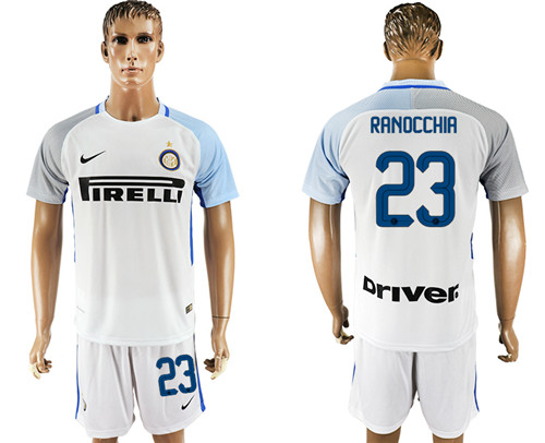 2017 18 Inter Milan 23 RANOCCHIR Away Soccer Jersey