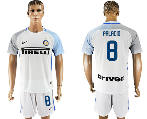 2017 18 Inter Milan 8 PALACIO Away Soccer Jersey