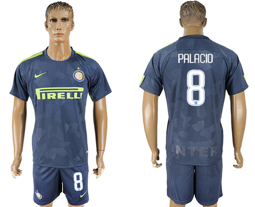 2017 18 Inter Milan 8 PALACIO Third Away Soccer Jersey