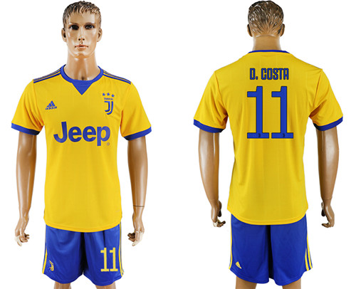 2017 18 Juventus 11 D.COSTA Away Soccer Jersey