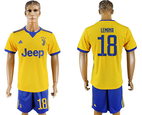 2017 18 Juventus 18 LEMINA Away Soccer Jersey