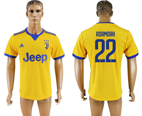 2017 18 Juventus 22 ASAMOAH Away Thailand Soccer Jersey