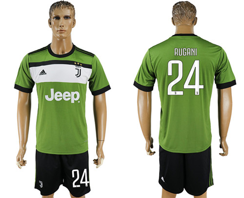 2017 18 Juventus 24 RUGANI Third Away Soccer Jersey