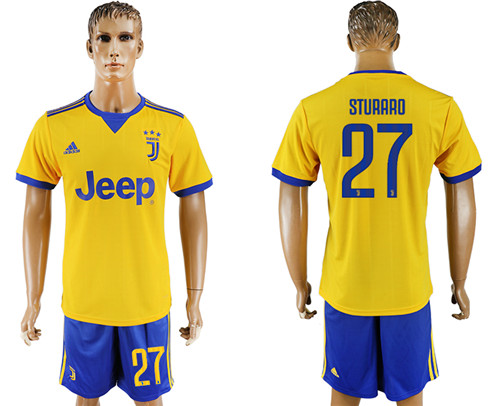 2017 18 Juventus 27 STURARO Away Soccer Jersey