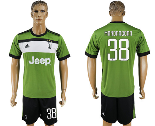 2017 18 Juventus 38 MANDRAGORA Third Away Soccer Jersey