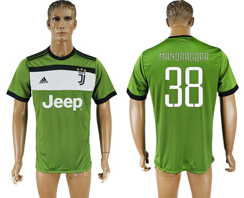 2017 18 Juventus 38 MANDRAGORA Third Away Thailand Soccer Jersey