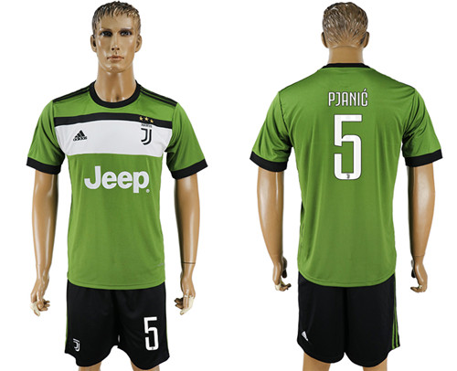 2017 18 Juventus 5 PJANIC Third Away Soccer Jersey