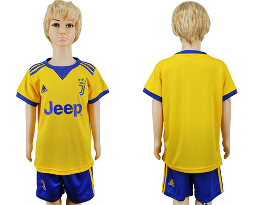 2017 18 Juventus Away Youth Soccer Jersey