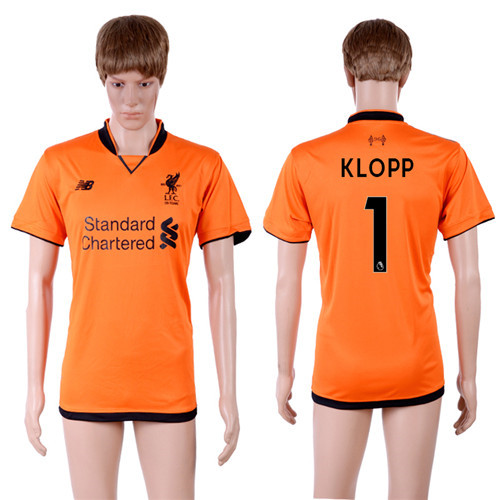 2017 18 Liverpool 1 KLOPP Third Away Thailand Soccer Jersey