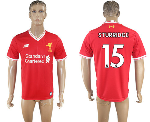 2017 18 Liverpool 15 STURRIDGE Home Thailand Soccer Jersey