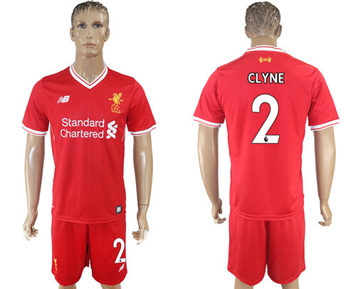 2017 18 Liverpool 2 CLYNE Home Soccer Jersey