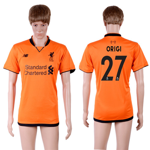 2017 18 Liverpool 27 ORIGI Third Away Thailand Soccer Jersey