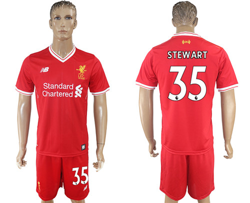 2017 18 Liverpool 35 STEWART Home Soccer Jersey