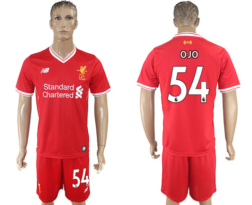 2017 18 Liverpool 54 OJO Home Soccer Jersey