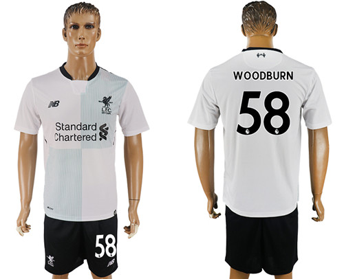 2017 18 Liverpool 58 WOODBURN Away Soccer Jersey