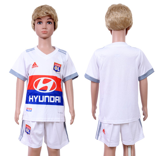 2017 18 Lyon Home Youth Soccer Jersey