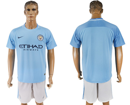 2017 18 Manchester City Home Soccer Jersey