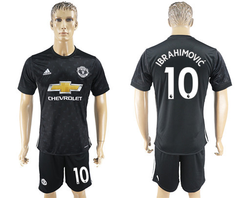 2017 18 Manchester United 10 IBRAHIMOVIC Away Soccer Jersey