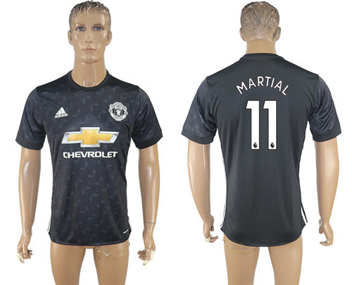 2017 18 Manchester United 11 MARTIAL Third Away Thailand Soccer Jersey