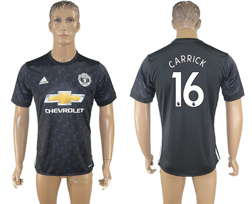 2017 18 Manchester United 16 CARRICK Third Away Thailand Soccer Jersey