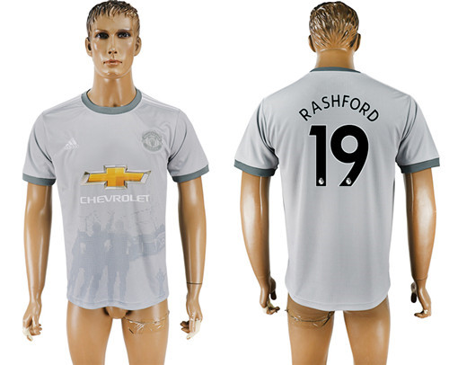 2017 18 Manchester United 19 RASHFORD Away Thailand Soccer Jersey