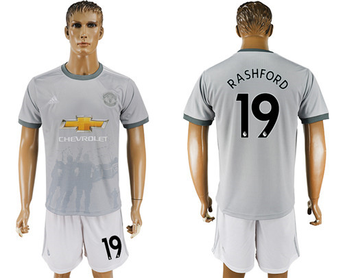 2017 18 Manchester United 19 RASHFORD Third Away Soccer Jersey