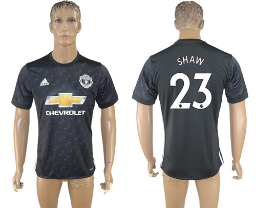 2017 18 Manchester United 23 SHAW Third Away Thailand Soccer Jersey