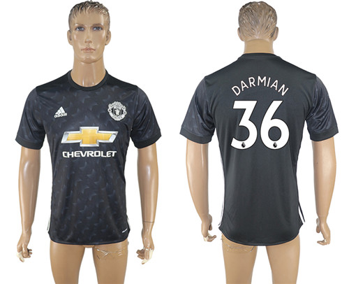 2017 18 Manchester United 36 DARMIAN Third Away Thailand Soccer Jersey