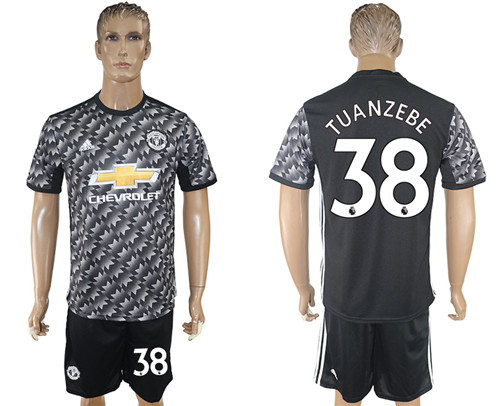 2017 18 Manchester United 38 TUANZEBE Away Soccer Jersey