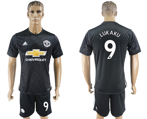 2017 18 Manchester United 9 LUKAKU Away Soccer Jersey