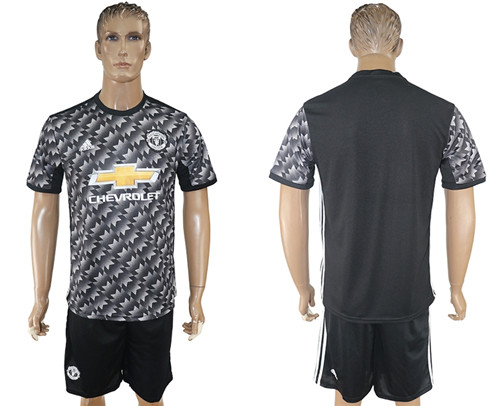 2017 18 Manchester United Away Customized Soccer Jersey
