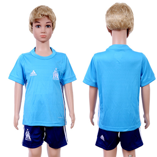 2017 18 Marseille Away Youth Soccer Jersey