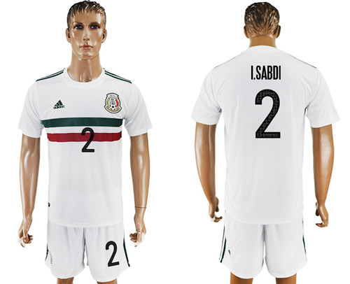 2017 18 Mexico 2 I.SABDI Away Soccer Jersey