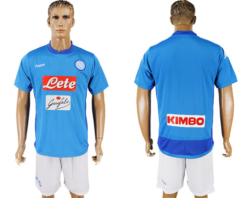 2017 18 Naples Home Soccer Jersey