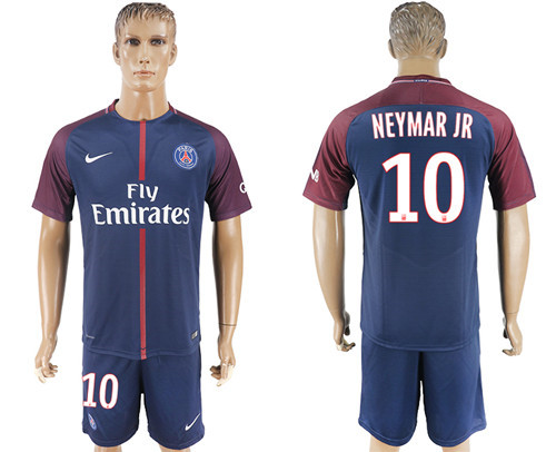 2017 18 Paris Saint Germain 10 NEYMAR JR Home Soccer Jersey