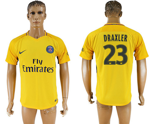 2017 18 Paris Saint Germain 23 DRAXLER Away Thailand Soccer Jersey